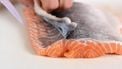 Zalm met huid