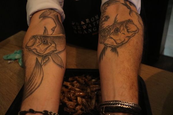 Edwin Vinke chef tattoos