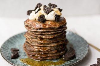 oreo pancakes als voorbeeld van feestelijke recepten