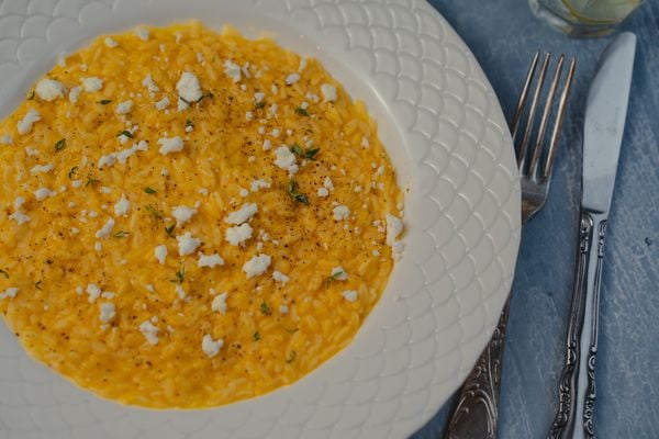 orzo met pompoen