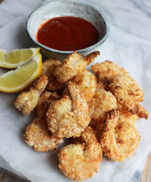 gamba's in een kokosjasje