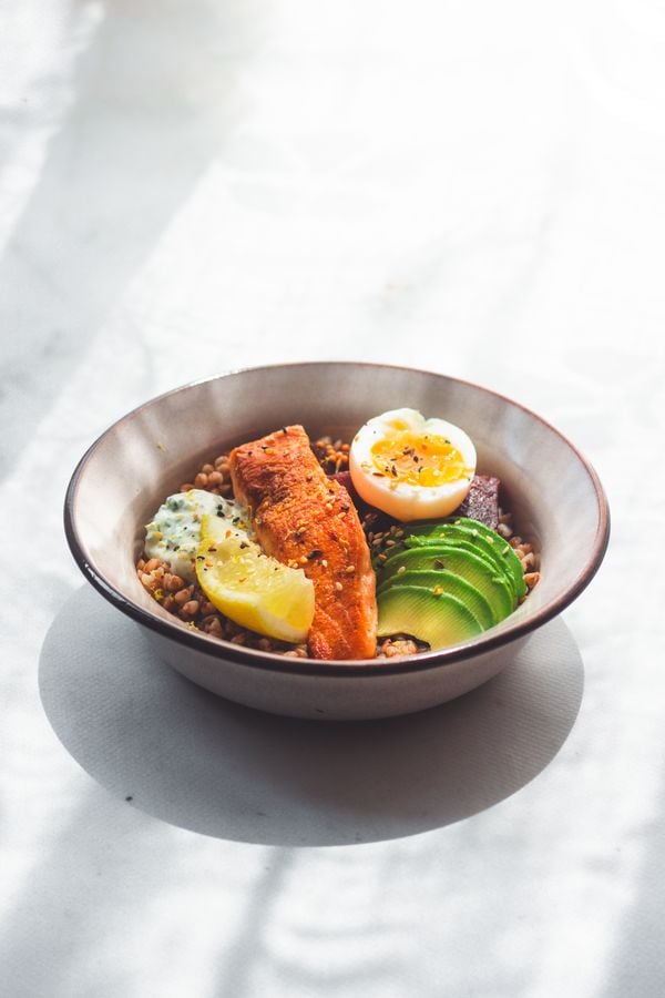 Boekweit bowl met zalm