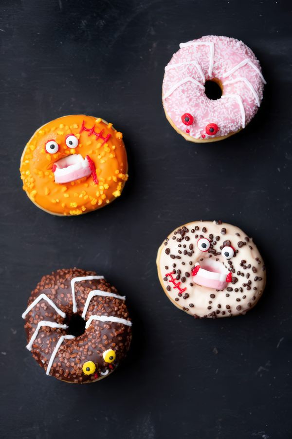 Halloween snack donuts