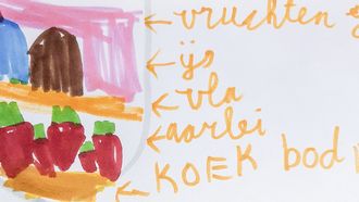 Zomers toetje met aardbeien van Elin