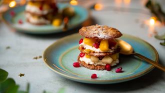 Makkelijk toetje met fruit