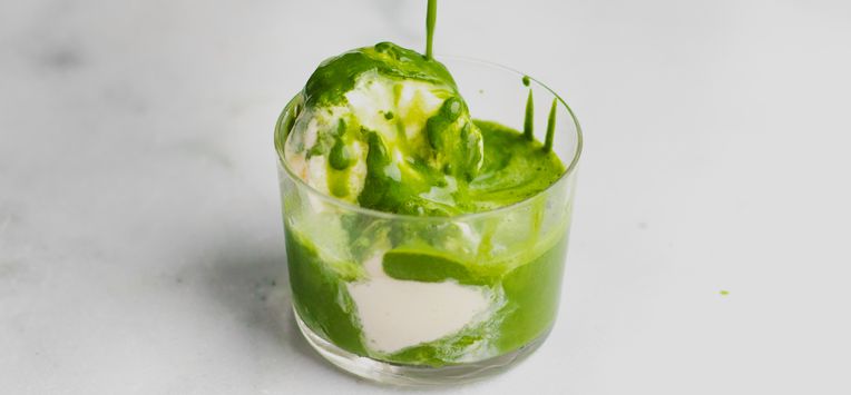 Matcha affogato | koicha matcha