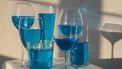 blauwe wijn vino azul pexels stock