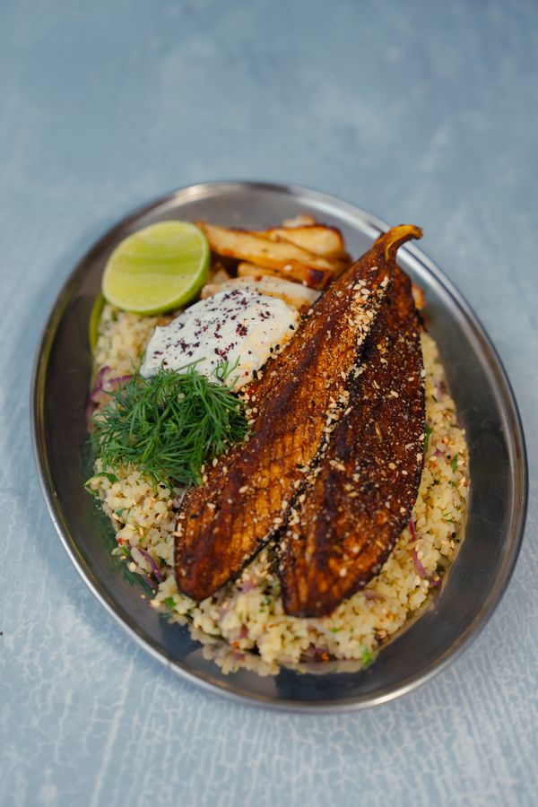 bulgur met halloumi