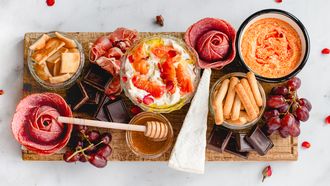 Valentijns borrelplank