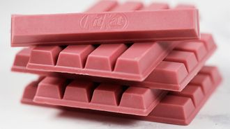 roze KitKat Ruby chocolade