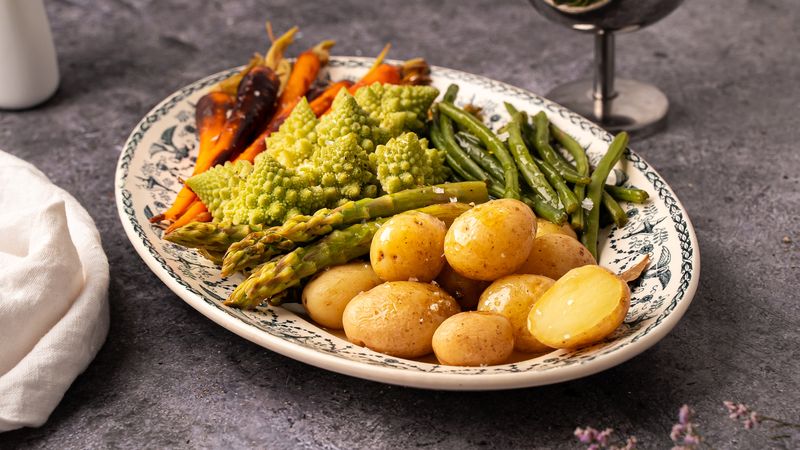 Crudités met lentedip