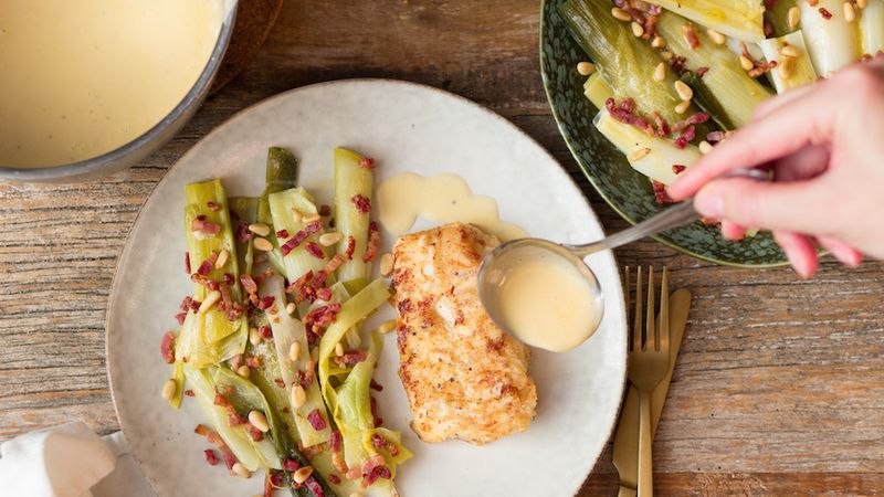 kabeljauw met beurre blanc