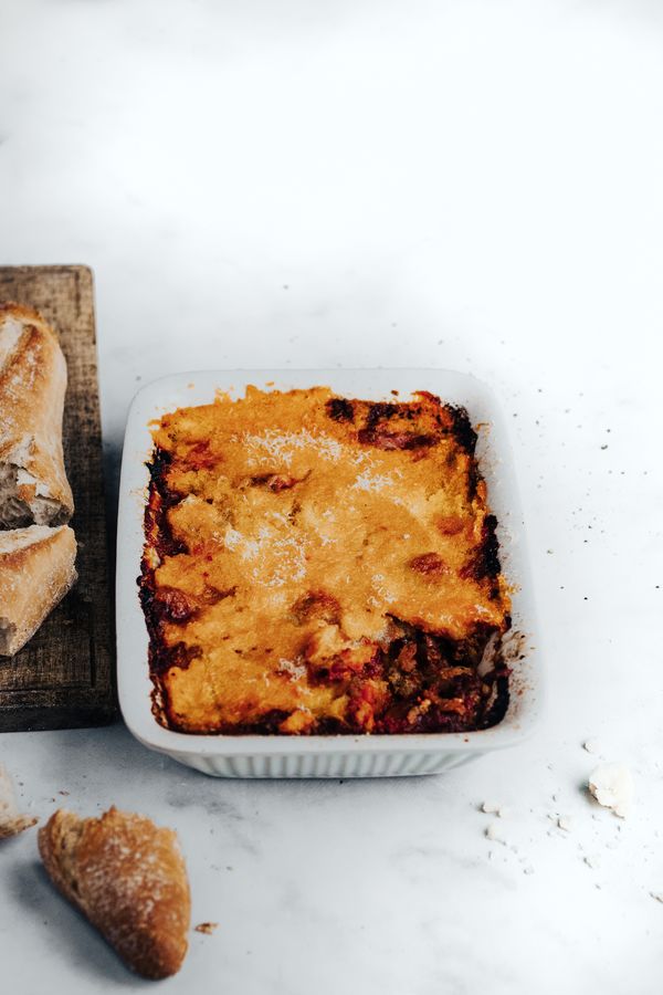 Polenta lasagne met wortjes