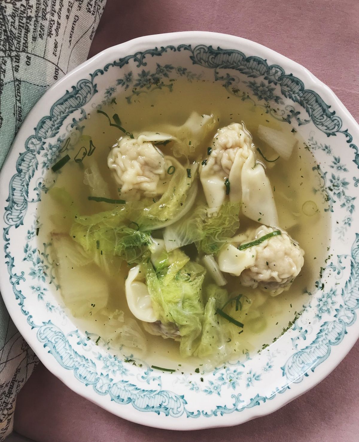Chinese wontonsoep