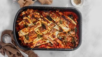 Courgette lasagne