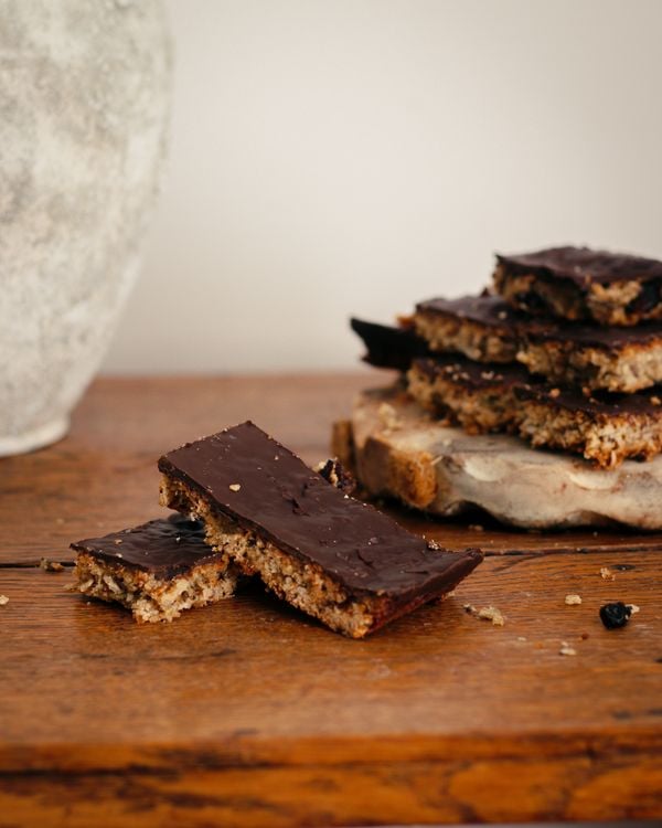 Flapjacks met chocolade