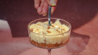 crumble rabarber