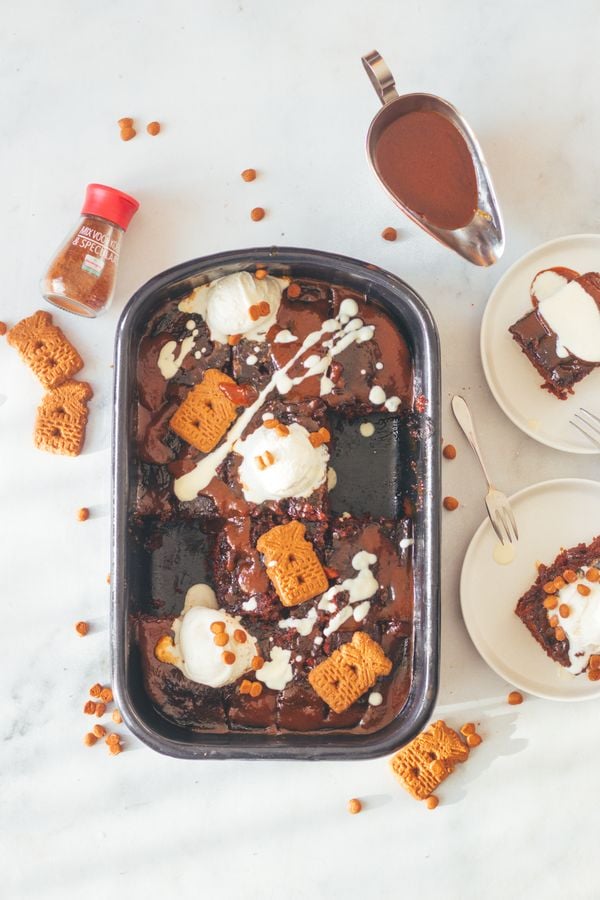 Sticky toffee appeltaart voor Sinterklaas