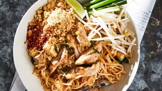 Pad thai met kip