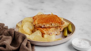 Tuna melt tosti met tonijn