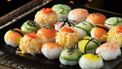 sushi balletjes als voorbeeld van soorten sushi