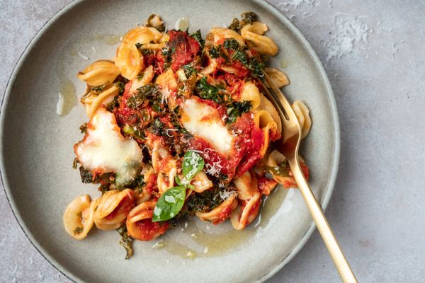 Pasta met boerenkool / pasta ovenschotel