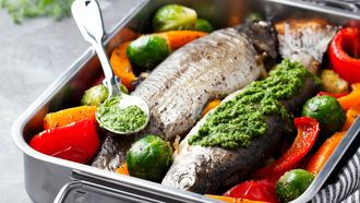 Forel uit de oven