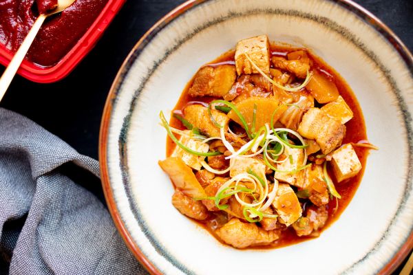 Kimchi jjigae recept: Koreaanse stoofpot