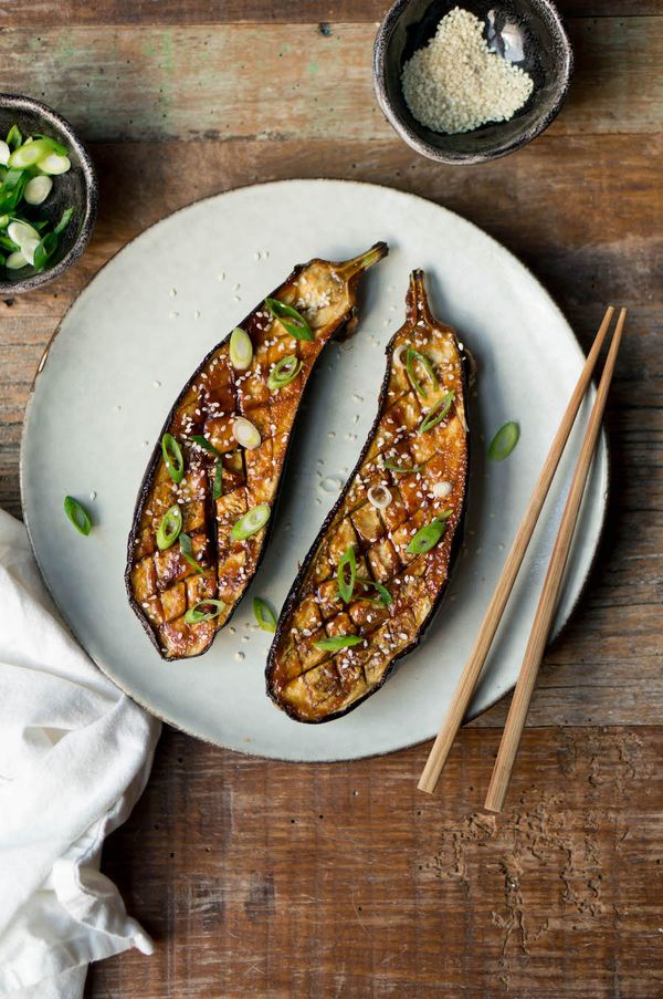 miso aubergines