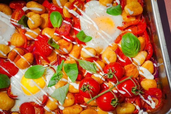 gnocchi recept geïnspireerd op piperade