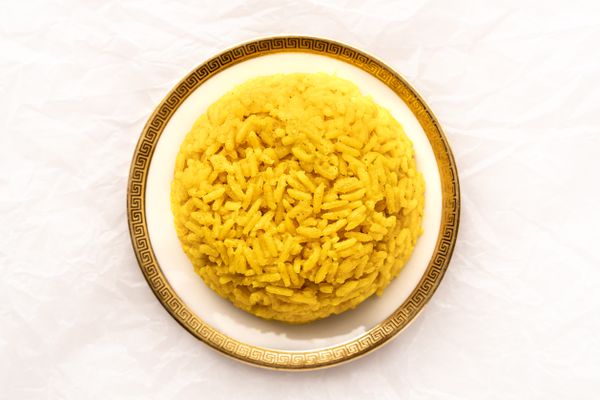Nasi kuning (Indonesian yellow rice)
