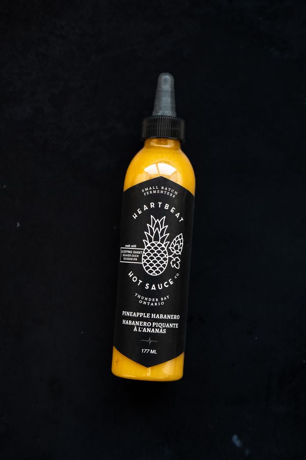 Hot sauce met ananas