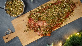 Hele zalmzijde voor Kerst