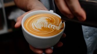 Flat white koffie