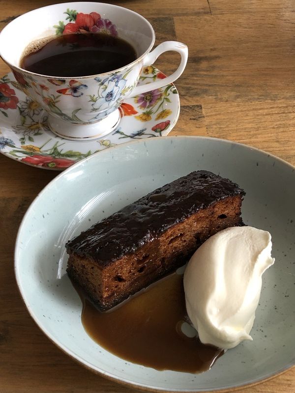 Sticky toffee pudding bij Sail & Anchor in Antwerpen