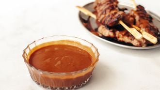 Pindasaus basisrecept | pindasaus maken | snelle pindasaus