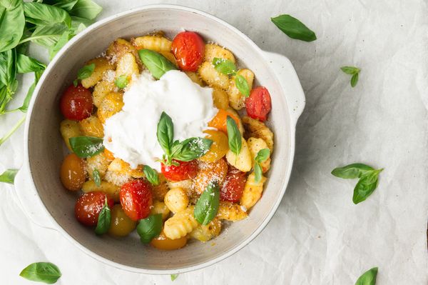 gnocchi caprese voor weekmenu