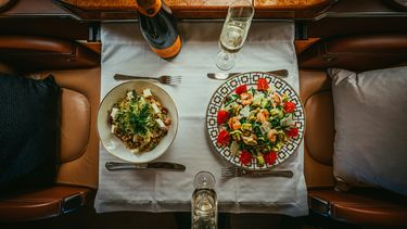 Snacks voor in het vliegtuig