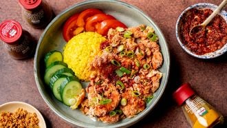 Ayam geprek: Indonesische crispy chicken / fried chicken