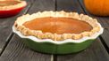pumpkin pie dish