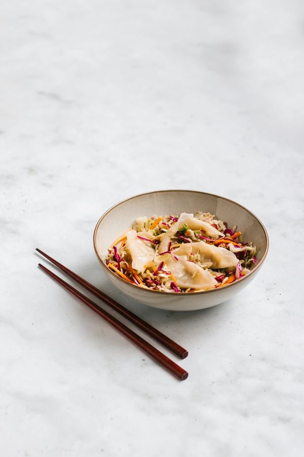Dumplingsalade - salade met dumplings