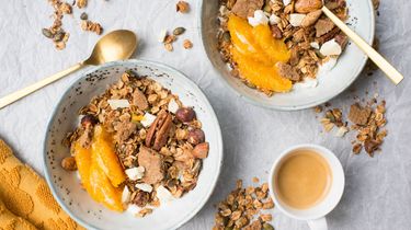 Culy Homemade Granola Met Speculaas En Witte Chocolade Voor Sinterklaas Culy Nl