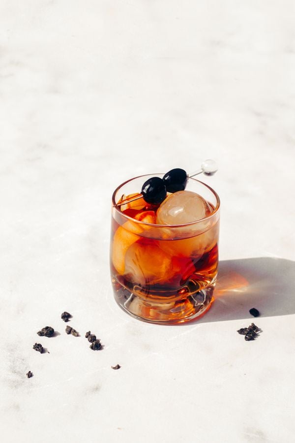 Oolong old fashioned voor vaderdag | vaderdagcocktail