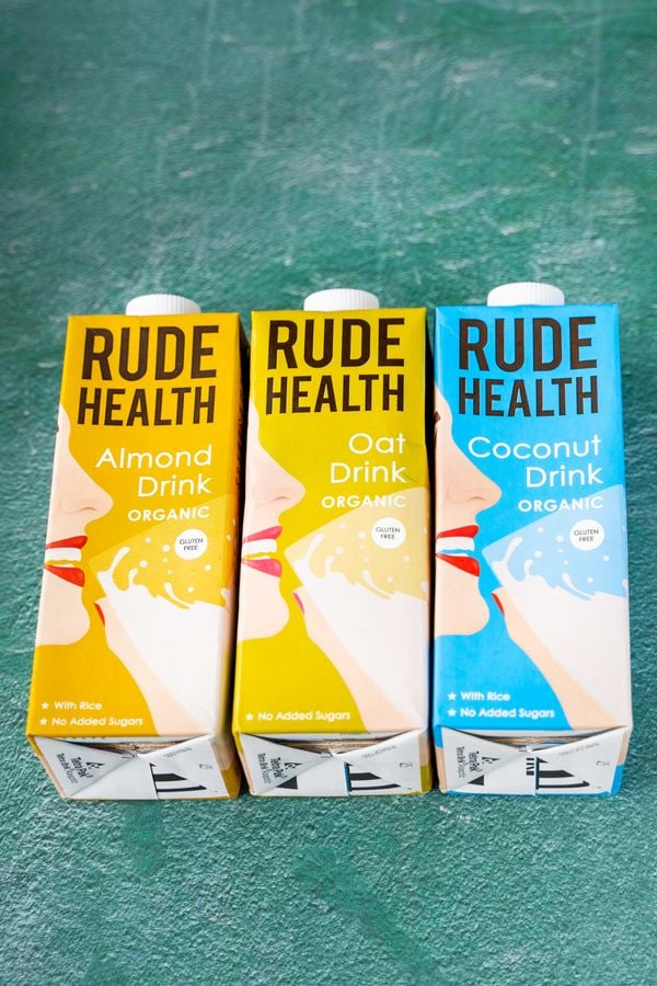 Plant-based milks from Rude Health