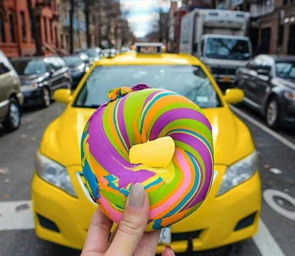 Regenboog bagels