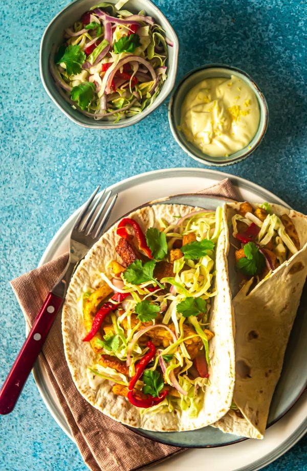 Paneer shoarma wrap