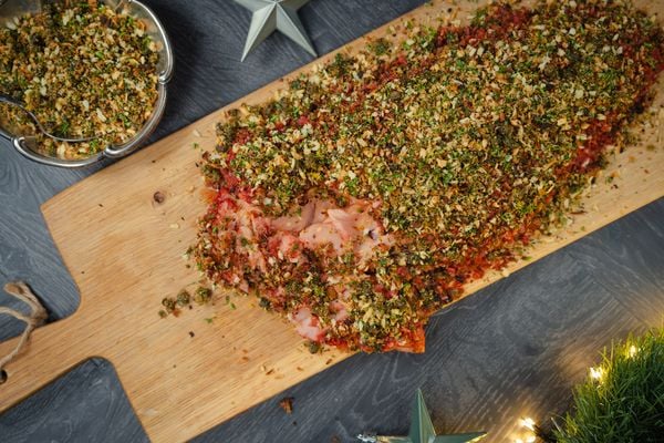 Hele zalmzijde voor Kerst