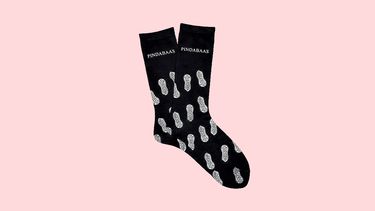 Pindakaas-sokken van De Pindakaaswinkel