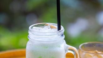 Lait à la menthe - Frans drankje van Melk met muntsiroop