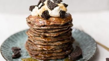 oreo pancakes als voorbeeld van feestelijke recepten